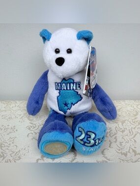 Limited Treasures Maine State Quarter Collectible Plush Bear, 2003